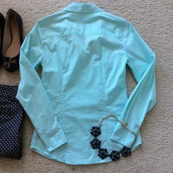 J. Crew Haberdashery Button Front Shirt - Picture 4 of 4